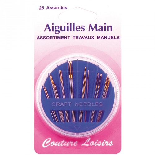 Aiguilles travaux manuels assorties X25 Aiguilles travaux manuels assorties X25