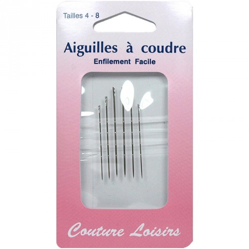 Aiguilles à coudre assort. Vue fatig. X6 Aiguilles à coudre assort. Vue fatig. X6