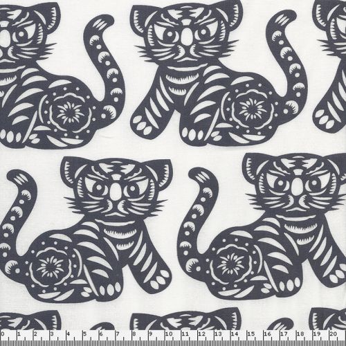 Tissu patch Michael Miller tigres 100 % coton Tissu patch Michael Miller tigres 100 % coton