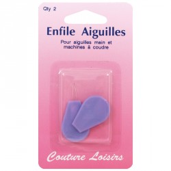 Enfile aiguilles avec support plastique X2