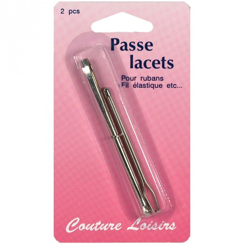 Passe lacets pour rubans / fils élastique X2 Passe lacets pour rubans / fils élastique X2