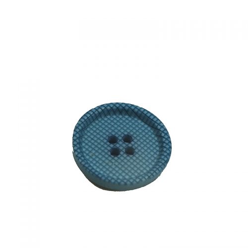 Bouton bleu texturé 20 mm Bouton bleu texturé 20 mm