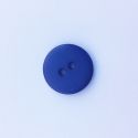 Bouton uni bleu marine T18mm 2 trous
