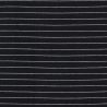 Tissu jersey marinière Mousterlin noir et argent