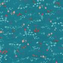 Tissu 100%coton larg 110 cm fleurs kawaii