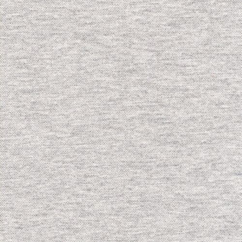 Tissu maille polo gris chiné clair Tissu maille polo gris chiné clair