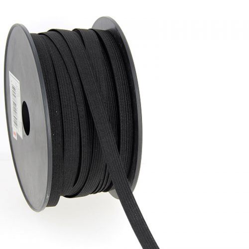 Elastique maille 10 mm noir Elastique maille 10 mm noir