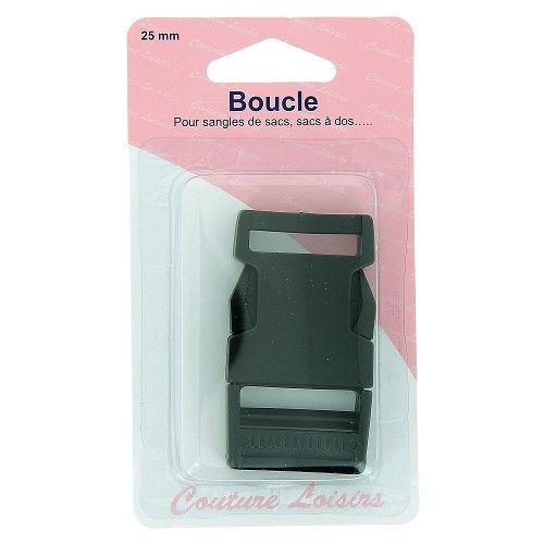 Boucle 25 mm pour sangle col.noir Boucle 25 mm pour sangle col.noir