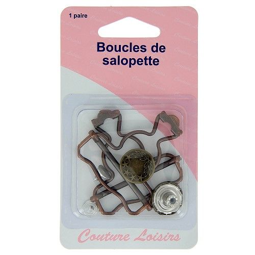 Boucles salopette bronze X2 Boucles salopette bronze X2
