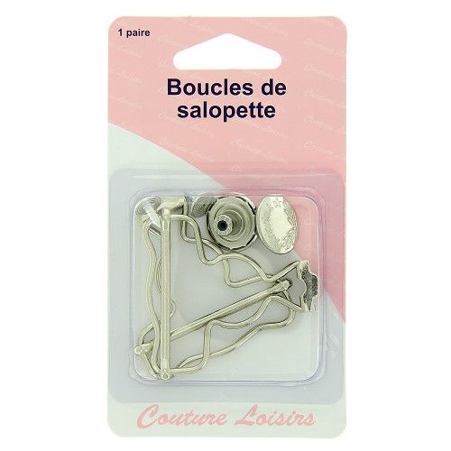 Boucles salopettes nickelées X2 Boucles salopettes nickelées X2
