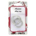 Anneaux ronds 26mm x 4 argent