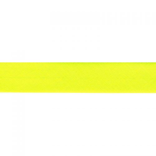 Biais jaune fluo 20 mm Biais jaune fluo 20 mm
