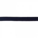 Passepoil 100 % lin bleu marine largeur 10 mm