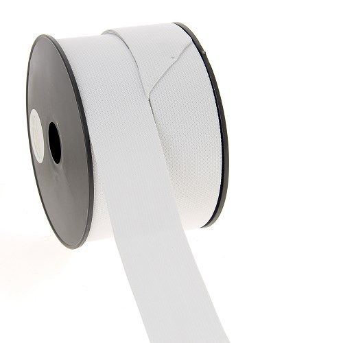Elastique maille 40 mm blanc Elastique maille 40 mm blanc
