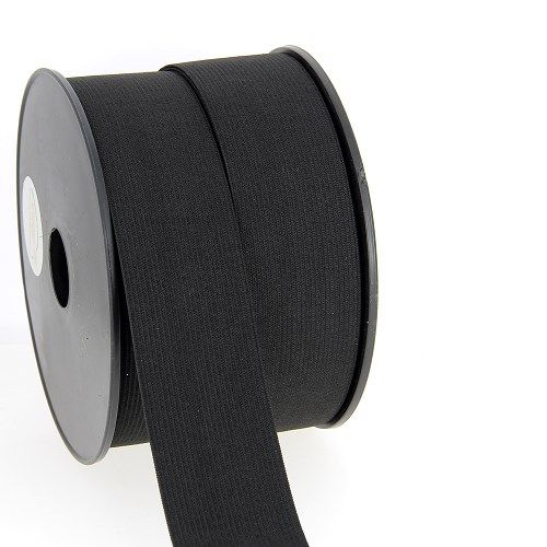 Elastique maille 40 mm noir Elastique maille 40 mm noir