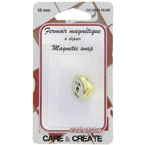 Fermoir magnétique 18 mm col.or Fermoir magnétique 18 mm col.or