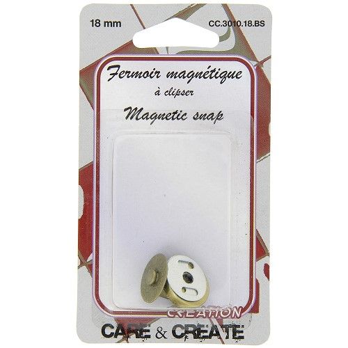Fermoir magnétique 18 mm col. bronze Fermoir magnétique 18 mm col. bronze