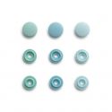 Pressions color snaps mini menthe 36 pc
