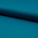 Tissu popeline unie bleu pétrole largeur 145 cm