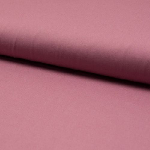 Tissu popeline unie vieux rose larg 145 cm Tissu popeline unie vieux rose larg 145 cm