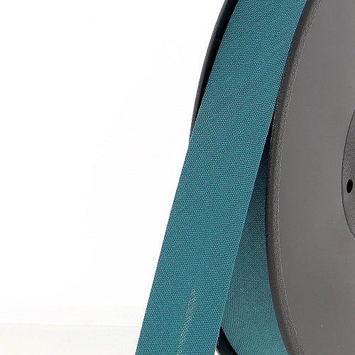 Biais replié 20 mm 50 % coton/50 % poly turquoise Biais replié 20 mm 50 % coton/50 % poly turquoise