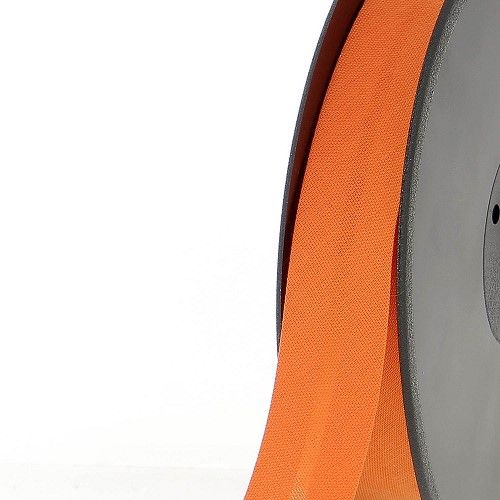Biais replié 20 mm 50 % coton/50 % poly orange Biais replié 20 mm 50 % coton/50 % poly orange