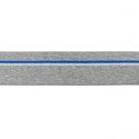 Elastique ligne bleu gris chiné moyen 40mm