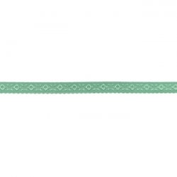 Elastique lingerie à cheval 11 mm vert d'eau