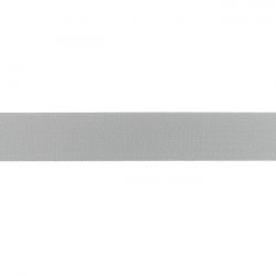 Elastique uni 25mm Gris clair