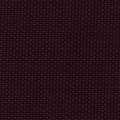 Tissu maille milano gaufré prune/noir Tissu maille milano gaufré prune/noir