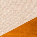 Tissu maille effet manteau beige chiné jaune 90%pol/10%vis l