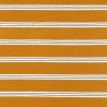 Tissu jersey marinière moutarde/blanc