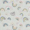 Tissu rainbow fd vert 100% coton larg 145cm
