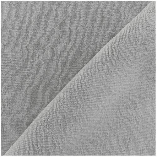 Tissu micro éponge gris 40%bamb/40%pol/20%cot larg 150 cm Tissu micro éponge gris 40%bamb/40%pol/20%cot larg 150 cm