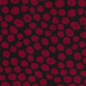 Tissu jersey punta di roma pois bordeaux et noir