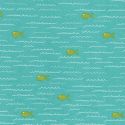 Tissu coton splash ! fond vert