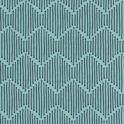 Tissu graphique fd vert 100%coton larg 110 cm