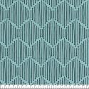 Tissu graphique fd vert 100%coton larg 110 cm
