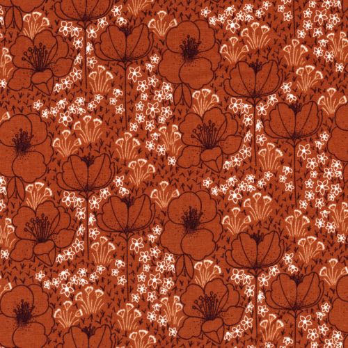 Tissu coton Meghan caramel Cotton steel