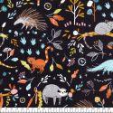 Tissu coton Hanging around gris Dashwood