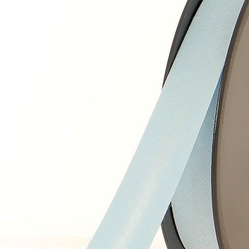 Biais replié 20 mm 50 % coton/50 % poly bleu ciel Biais replié 20 mm 50 % coton/50 % poly bleu ciel