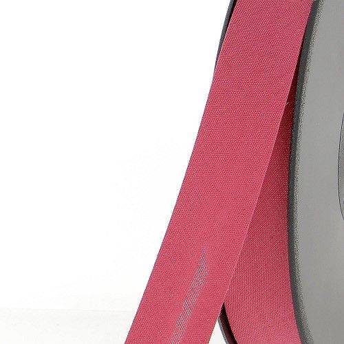 Biais replié 20 mm 50 % coton/50 % poly framboise Biais replié 20 mm 50 % coton/50 % poly framboise