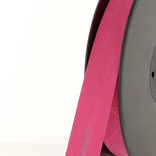 Biais replié 20 mm 50 % coton/50 % poly fuchsia Biais replié 20 mm 50 % coton/50 % poly fuchsia