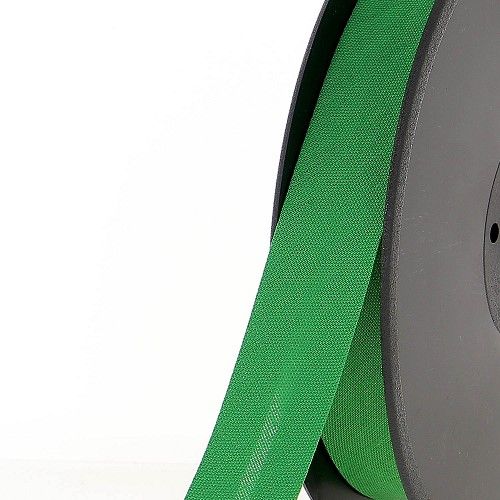 Biais replié 20 mm 50 % coton/50 % poly vert grenouille Biais replié 20 mm 50 % coton/50 % poly vert grenouille