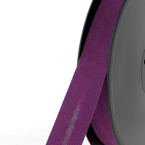 Biais replié 20 mm violet 50 %coton/50 %poly Biais replié 20 mm violet 50 %coton/50 %poly