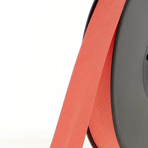 Biais replié 20 mm corail 50 %coton/50 %poly Biais replié 20 mm corail 50 %coton/50 %poly