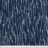 Tissu jersey viscose matrix fond bleu marine