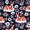 Tissu By the clouds fond bleu Poppy