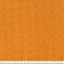 Tissu gaze broderie anglaise moutarde