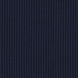 Tissu jersey épais marine rayure blanche 65%vi/20%pa/10%pl/5